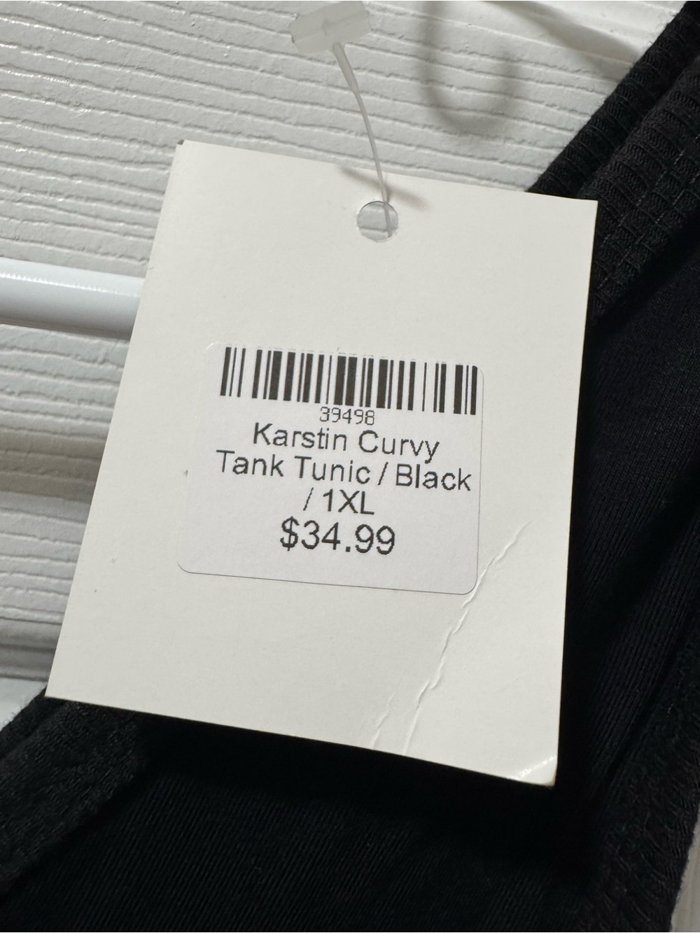 Umgee Black Sleeveless V-Neck Tank Dress - Picture 3 of 5